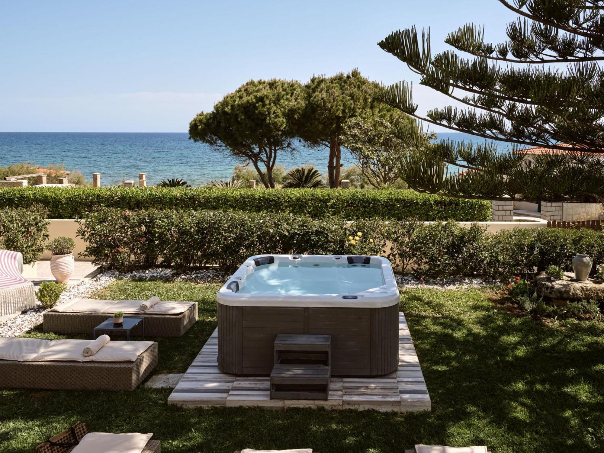 Sea Elegance Villa - On The Beach, By Zantewize Psarou  Εξωτερικό φωτογραφία